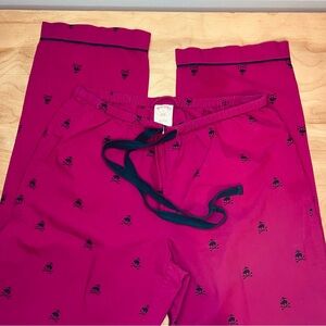 Brooks Beothers Sheep Logo Print Pajama Pants